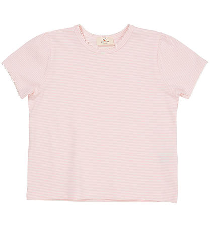 Copenhagen Colors T-Shirt - Ruffle - Ballerina/Cream Stripe