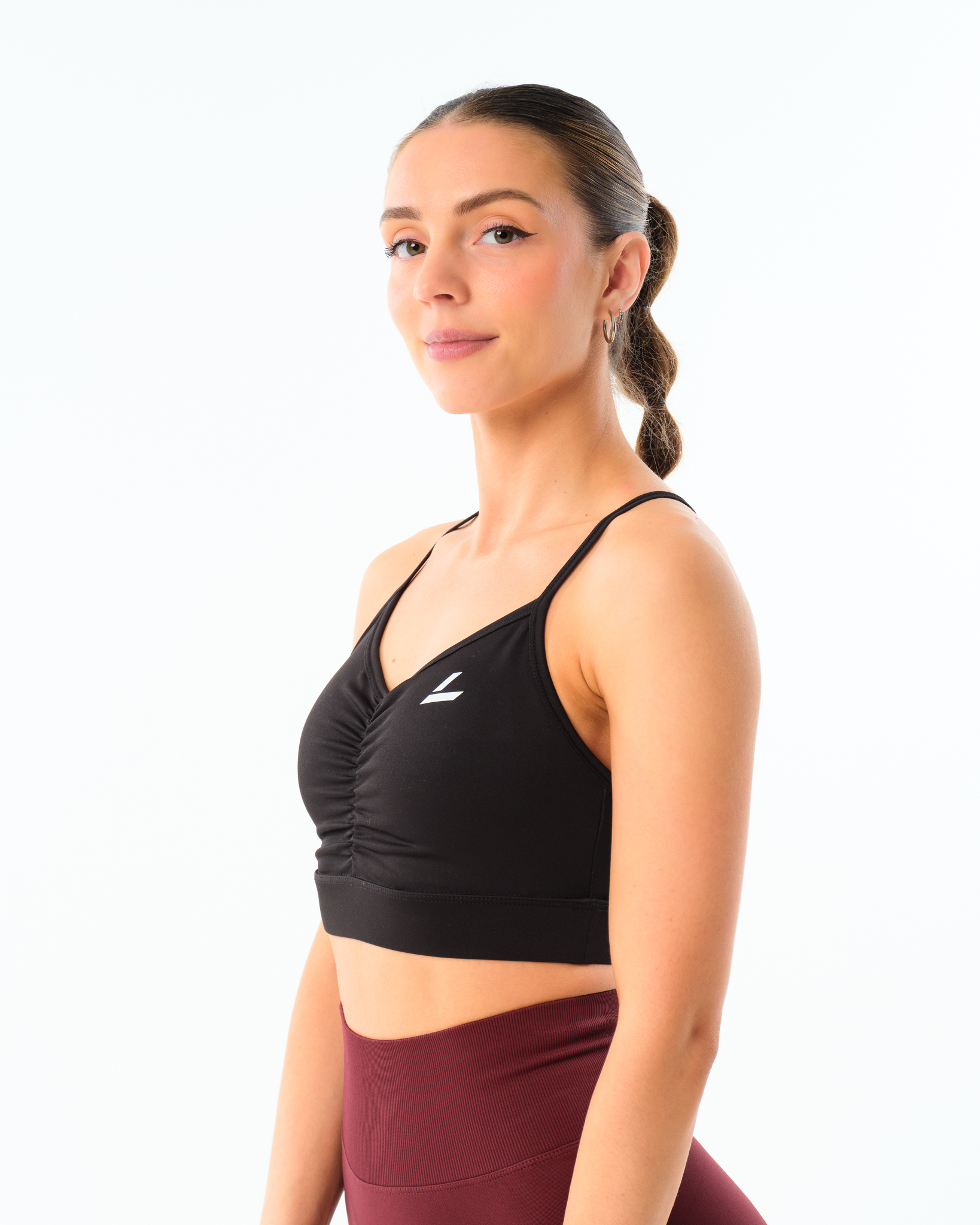 LEVITY Magnify Scrunch Bra Black