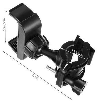 Support téléphone étanche - Noir - 360°