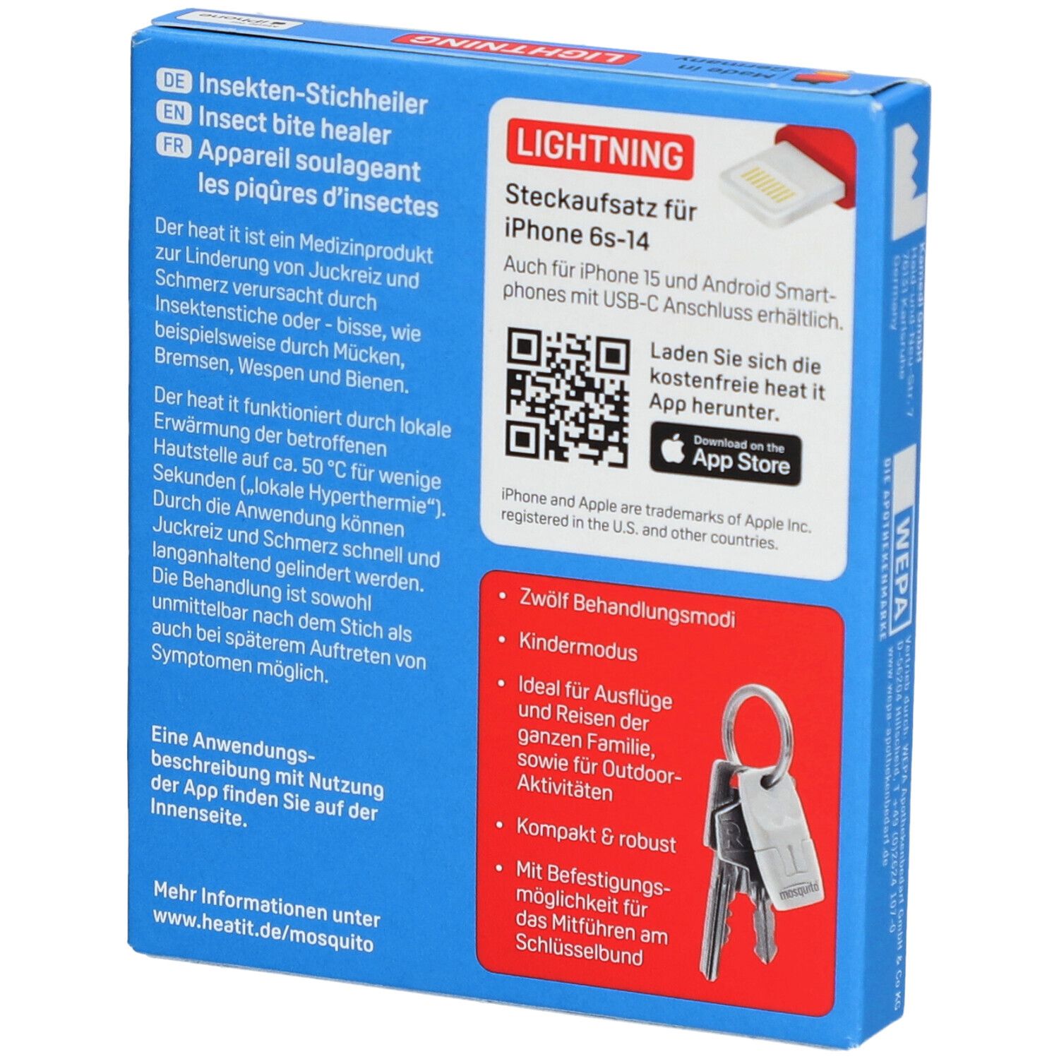 MOSQUITO heat it® Lightning Insekten-Stichheiler