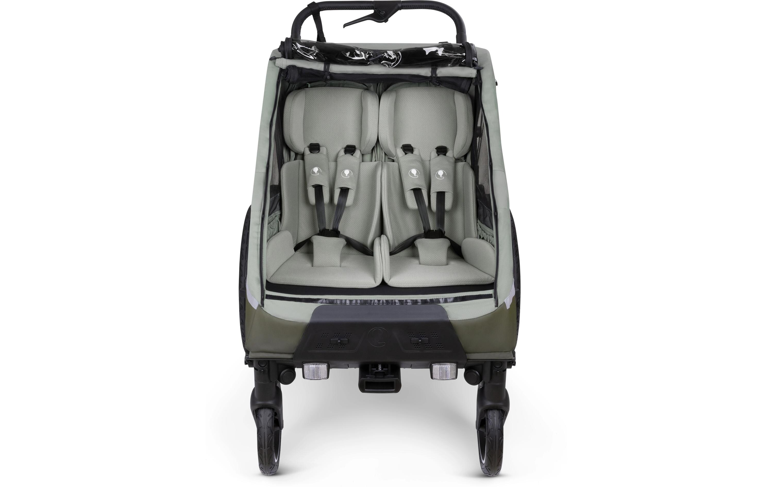 Fahrradanhänger Tour Olive<br>3in1 Fahrradanhänger: zum Spazierengehen, Joggen und Radfahren