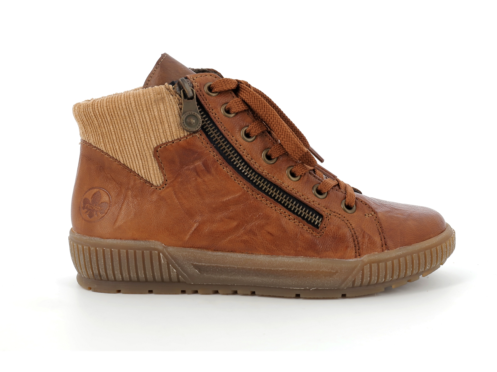 Rieker-N0709 Synthétique Marron Foncé