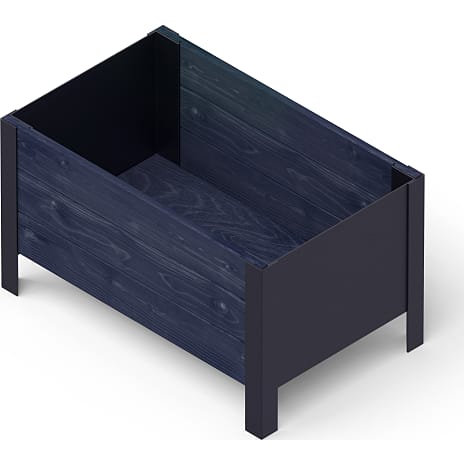 Pindstrup Modern højbed 58x36 cm - sort