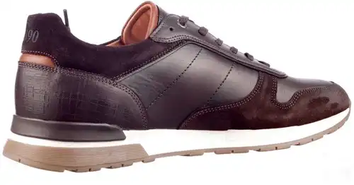 1402 BERKELMANS BRUIN - maat 47 sneaker bruin - maat 47 Calandschoen