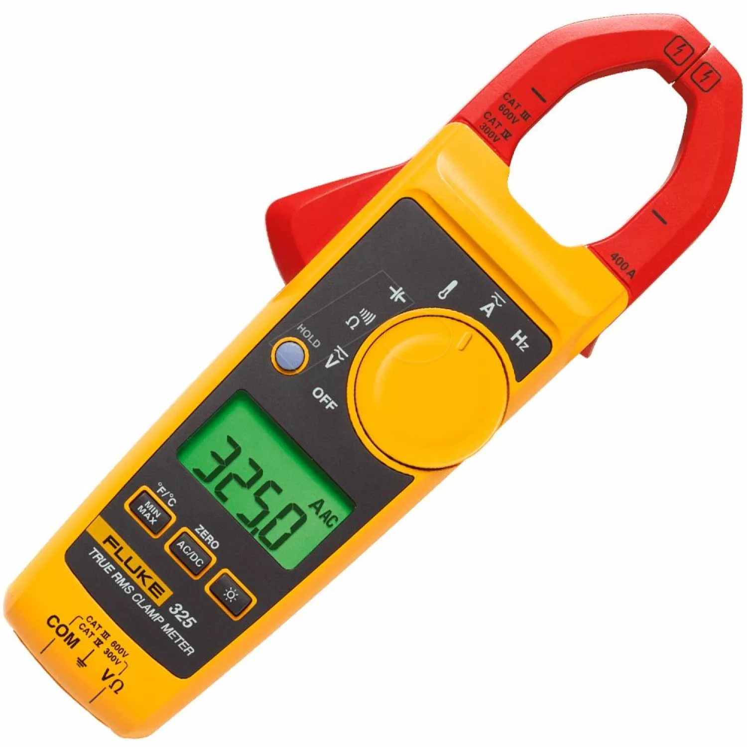 Fluke 325 True-RMS Stroomtang met temperatuurmeting - AC/DC 600V & 400A