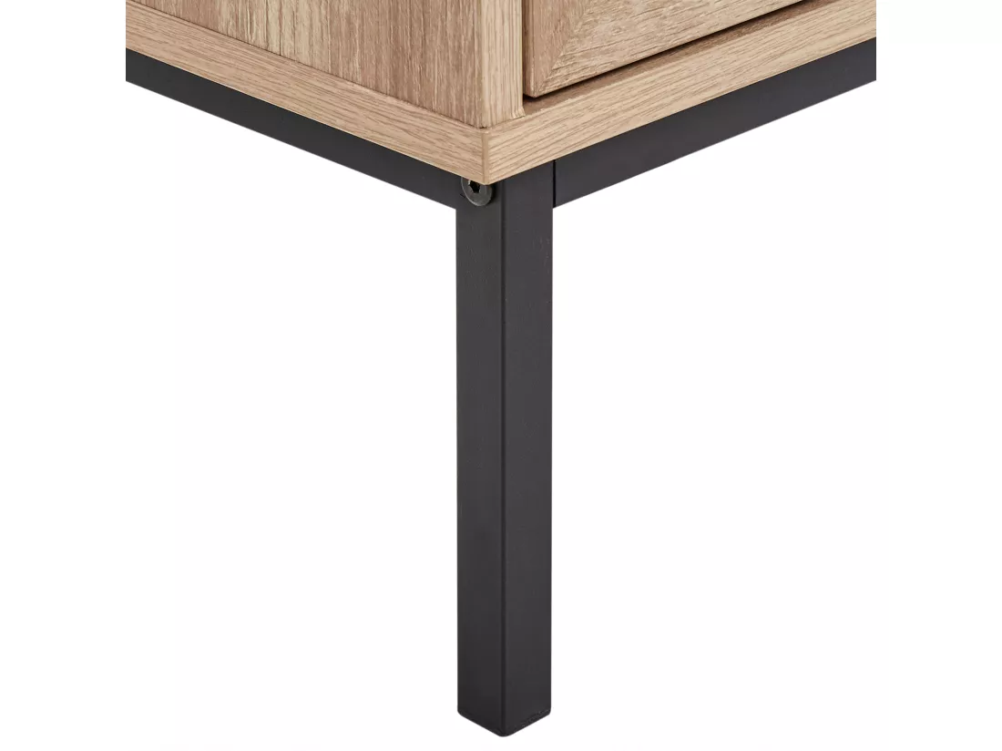 Meuble haut ROSELL 40 cm 36 cm 165 cm Marron clair