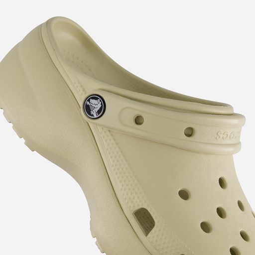 Crocs Classic Platform Clog W Slippers beige