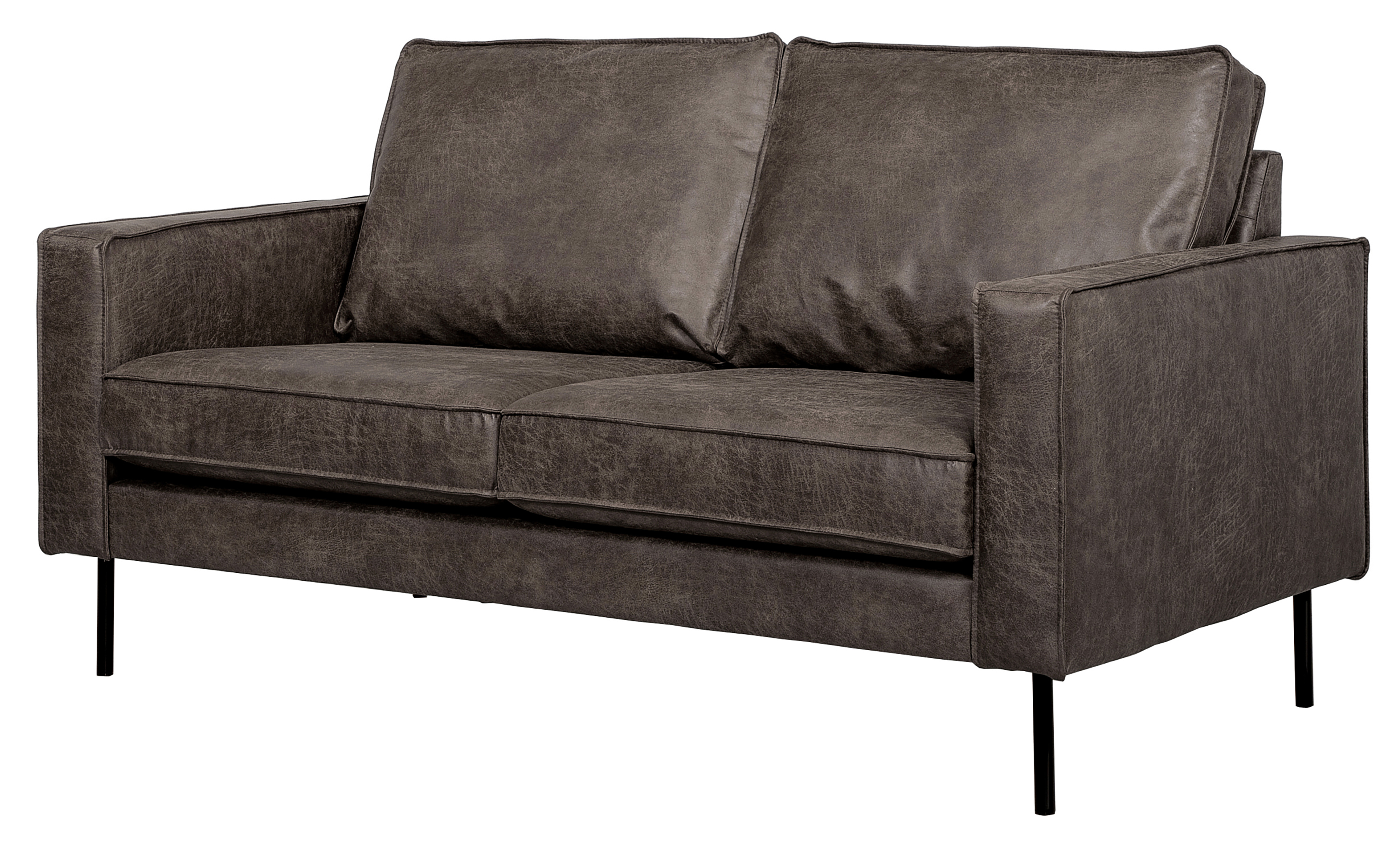 Westin 2-seter I Colorado Granitt (70% hud og 30% polyester) med sorte ben.