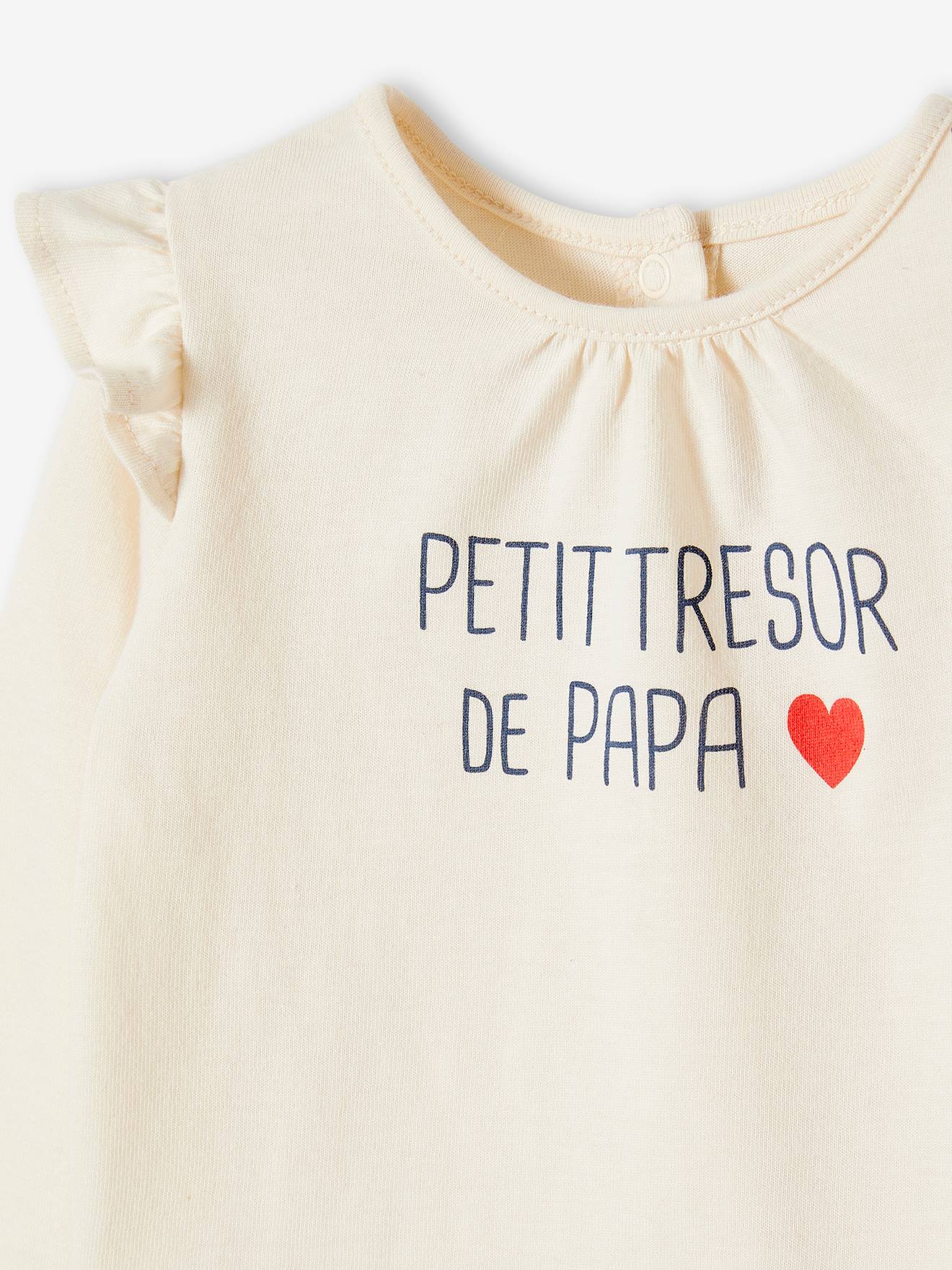 Camiseta de manga comprida com babados, lisa, tamanho médio, branca, para bebê, com estampas.