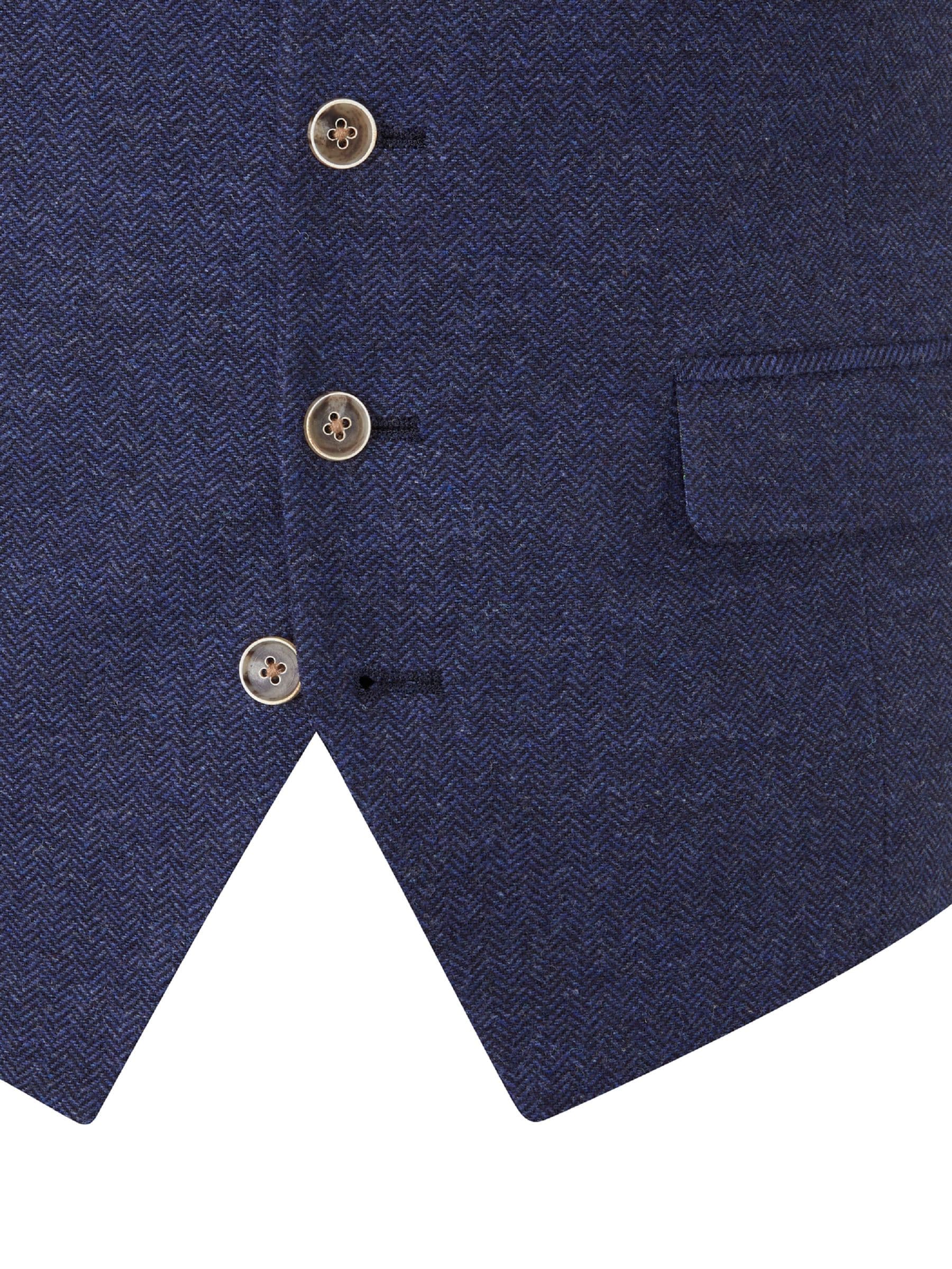 Donkerblauw - Skopes Jude maatsnit getailleerd vest