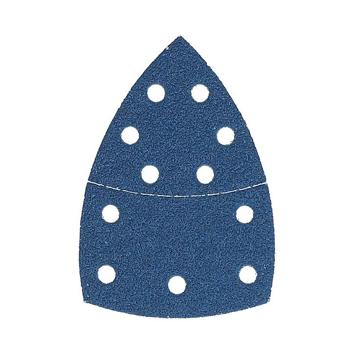 Abrasif pour ponceuse triangulaire Norton 152 x 102 mm, Grain 80 - 5 pièces