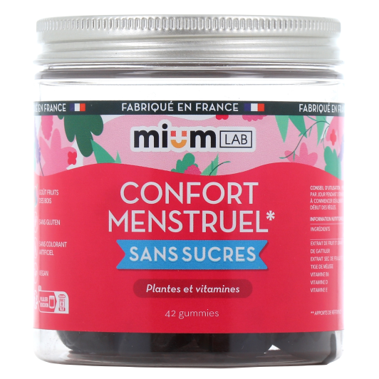 Mium Lab Gummies Confort Menstruel - SPM, règles