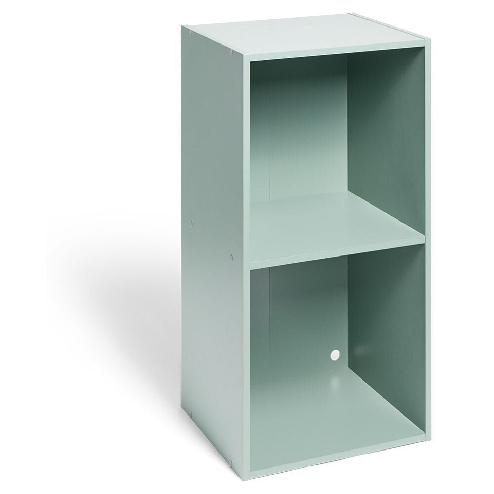 Structure Box Cube 2 cases 35x30x70cm bois vert