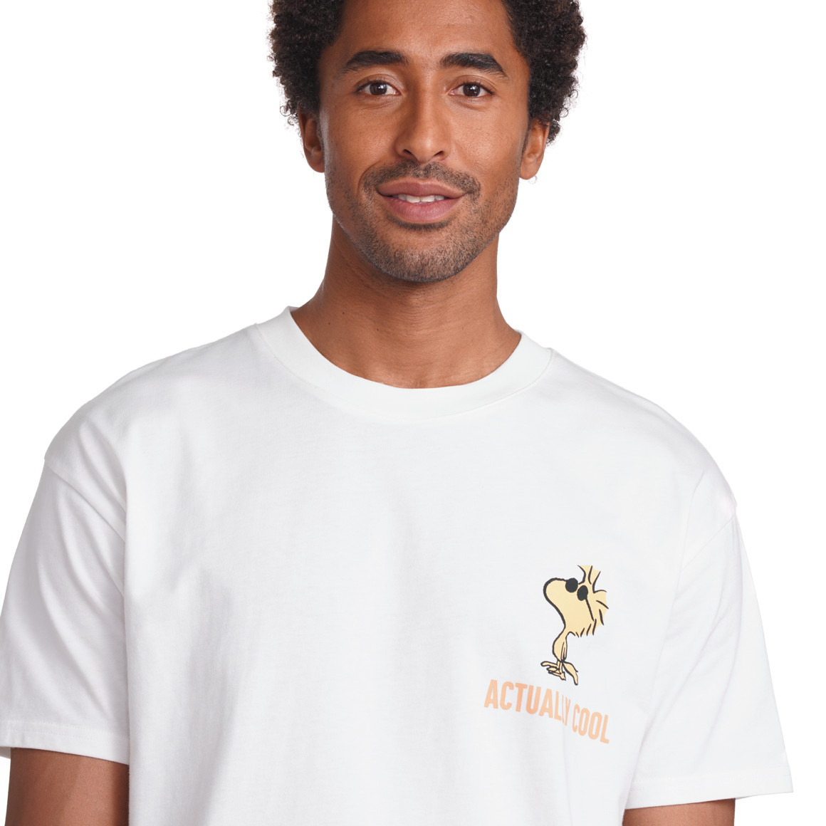 Jonas Nielsen Peanuts T-Shirt mit Print weiss