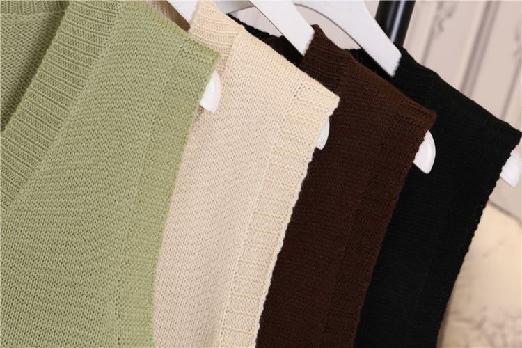 Mikiko - Cropped V-hals trui vest