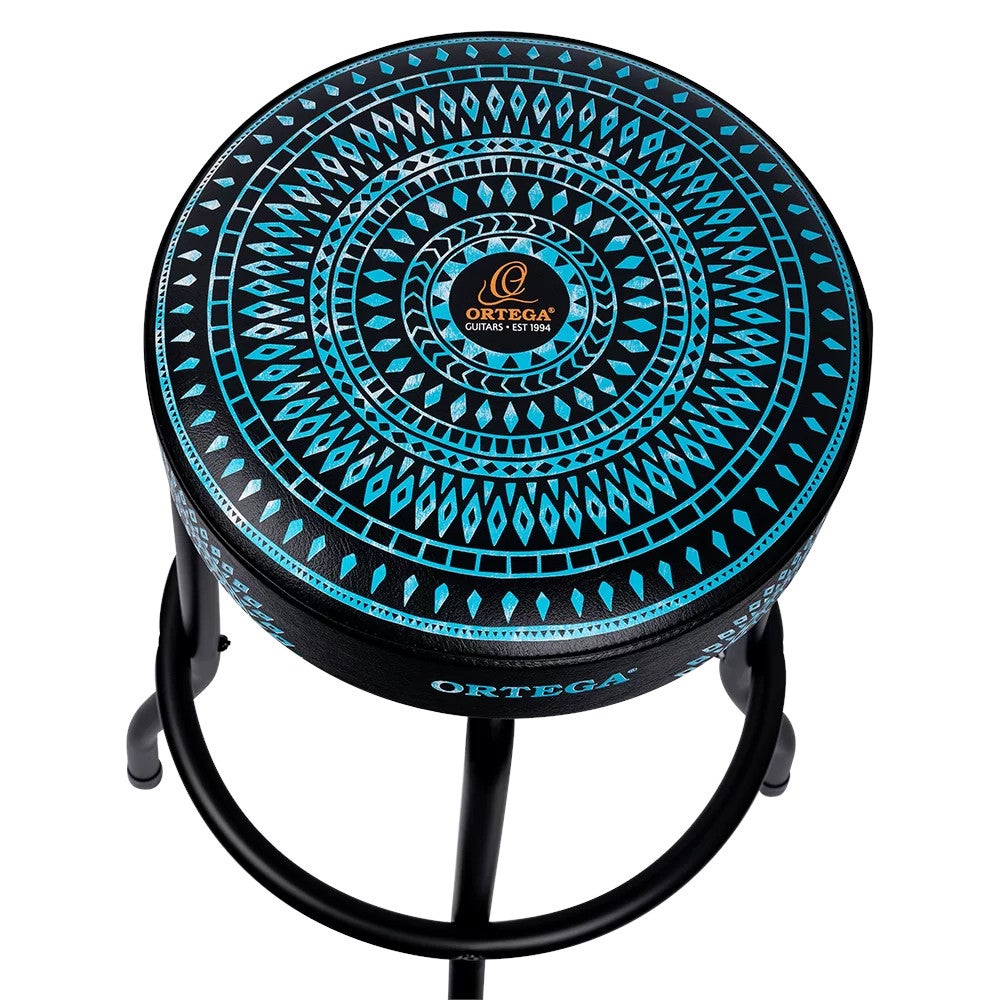 Ortega OBS30-BLKC 30 inch Bar Stool Blue Kaleidoscope barkruk 76 cm
