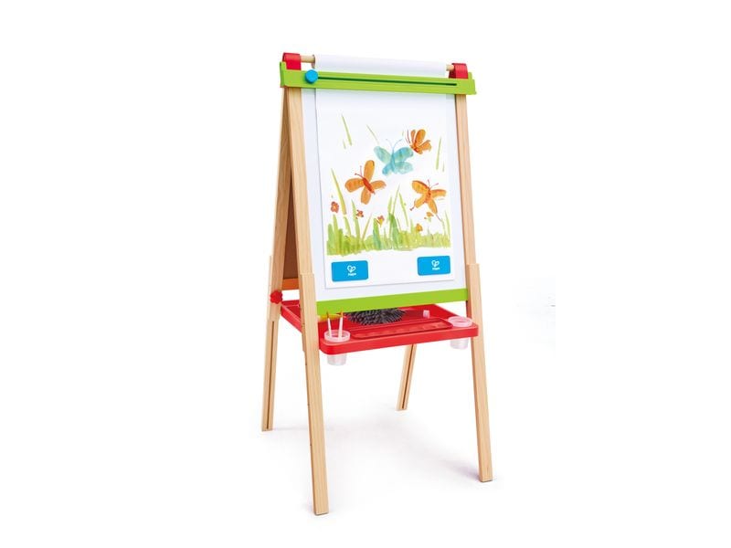 Hape Maltafel Staffelei für kleine Künstler Höhenverstellbare Multifunktions-Staffelei