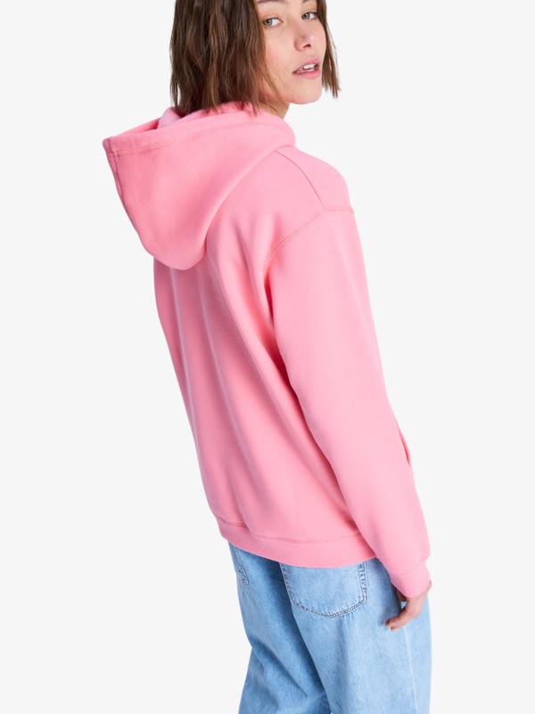 Surf Stoked Brushed Art Sweat à capuche Rose Femme