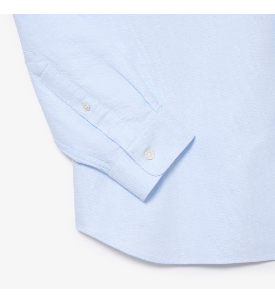 Camisa Oxford Lacoste Regular Fit azul