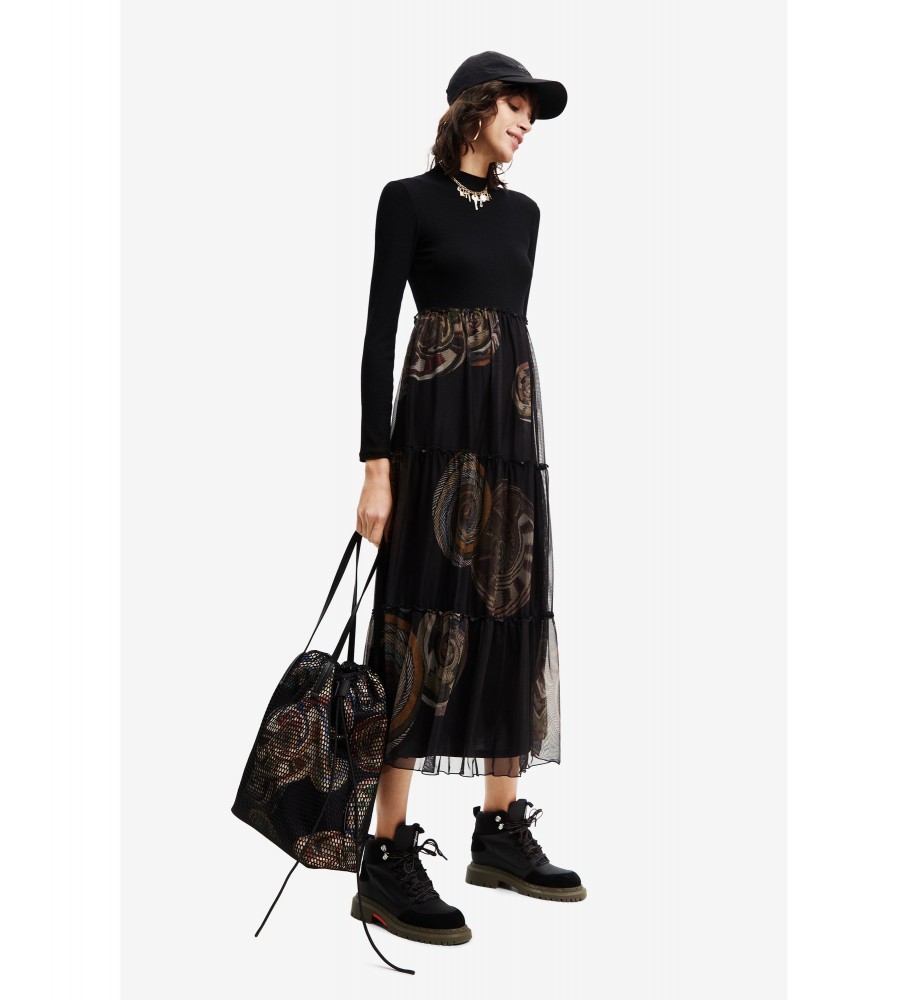 Vestido preto Desigual Gloria
