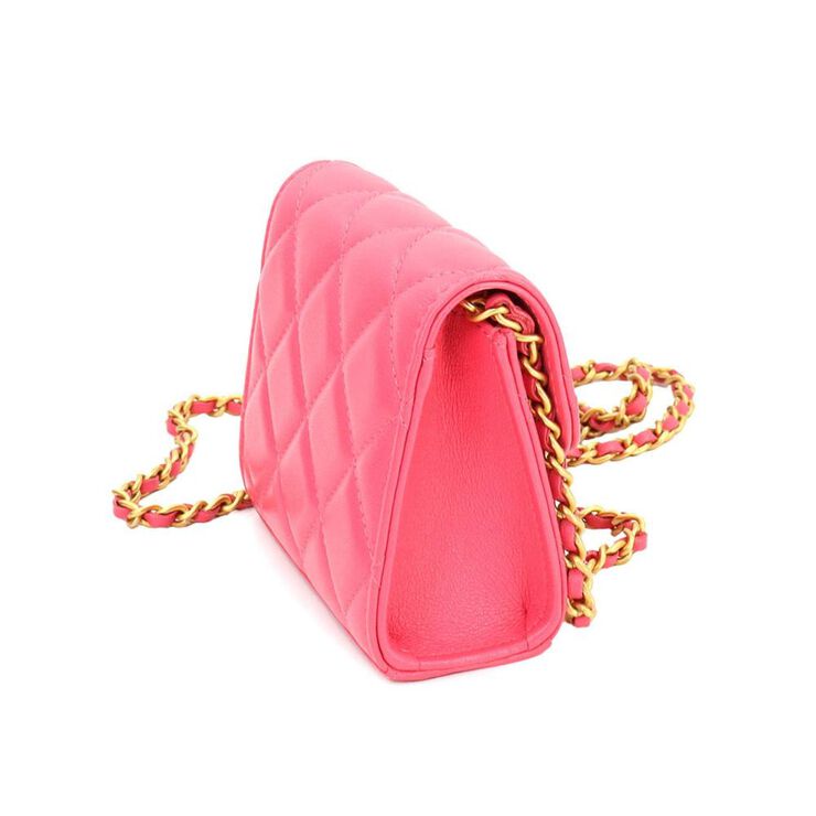 Chanel Vintage Chanel Crossbody Bag Pink