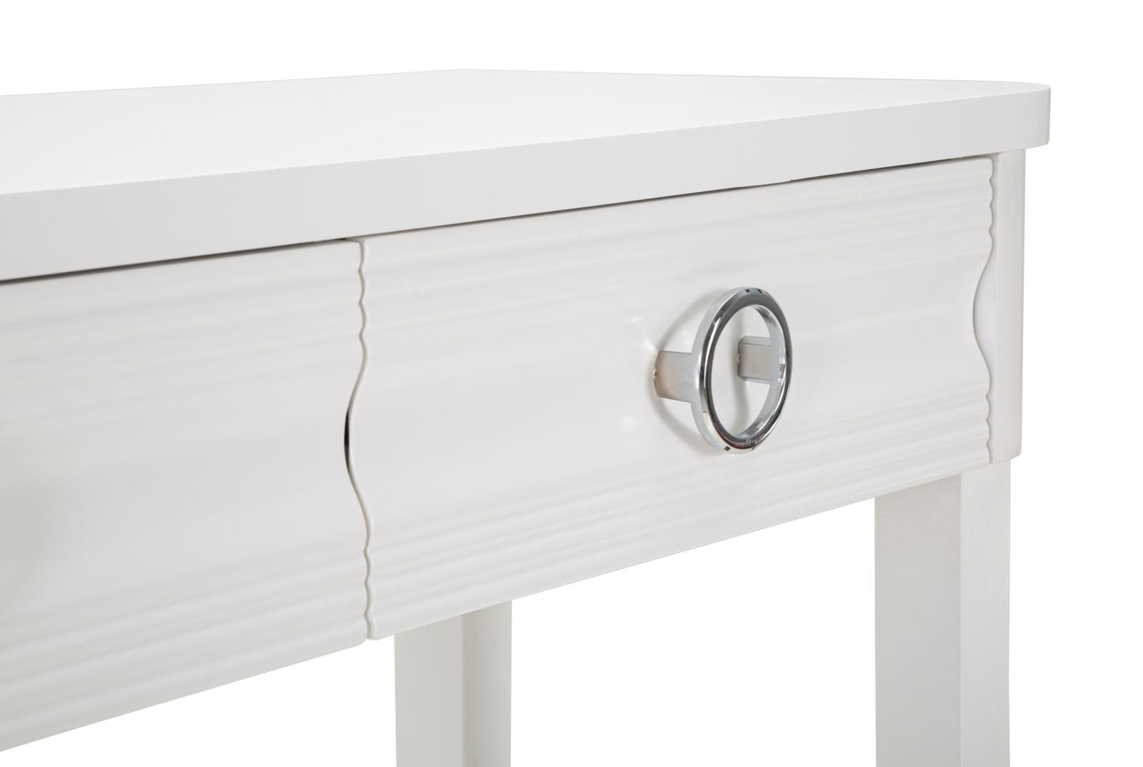 Mauro Ferretti Shine Console met 2 lades in wit hout