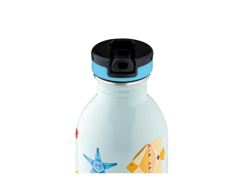24Bottles Trinkflasche Urban mit Sportdeckel 250 ml, Sea Fr Trinkflasche aus rostfreiem Edelstahl
