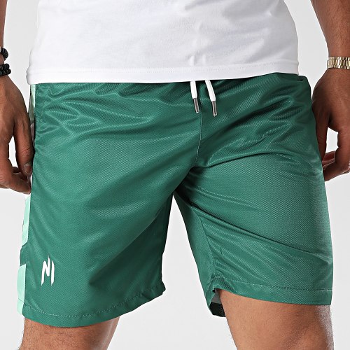 Short Jogging A Bandes Magnum Vert