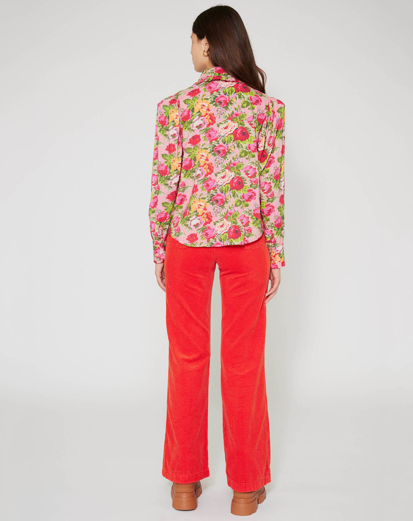 Manoush Chemise Patchwork rose