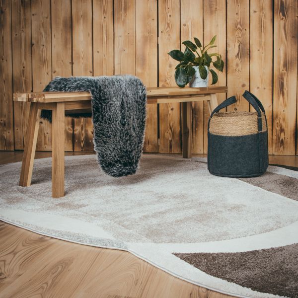 Vloerkleed 286 Taupe Frisco B160 x D230 x H1.5 cm