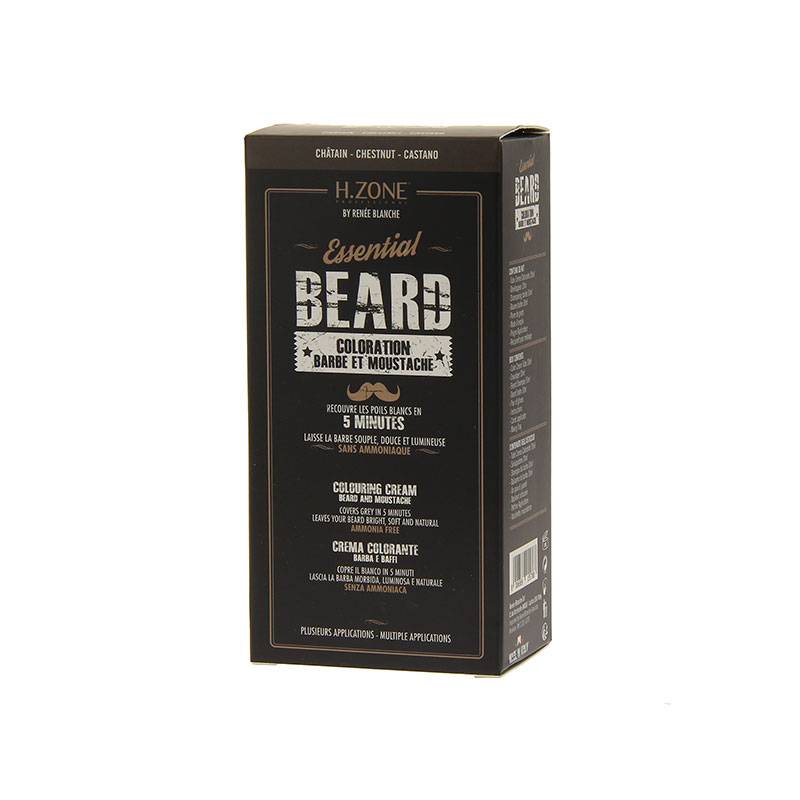 Teinture barbe et moustache Kit Châtain / 60ml