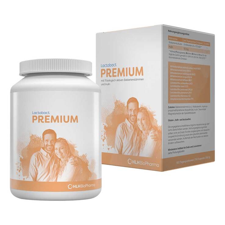 Lactobact Premium magensaftresistente Kapseln, 150 St