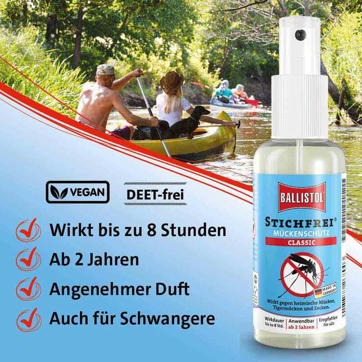 Ballistol Stichfrei Mückenschutz Classic Pumpspray, 20 ml