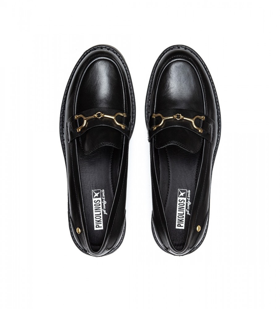 Mocassins de couro Pikolinos Aviles, pretos