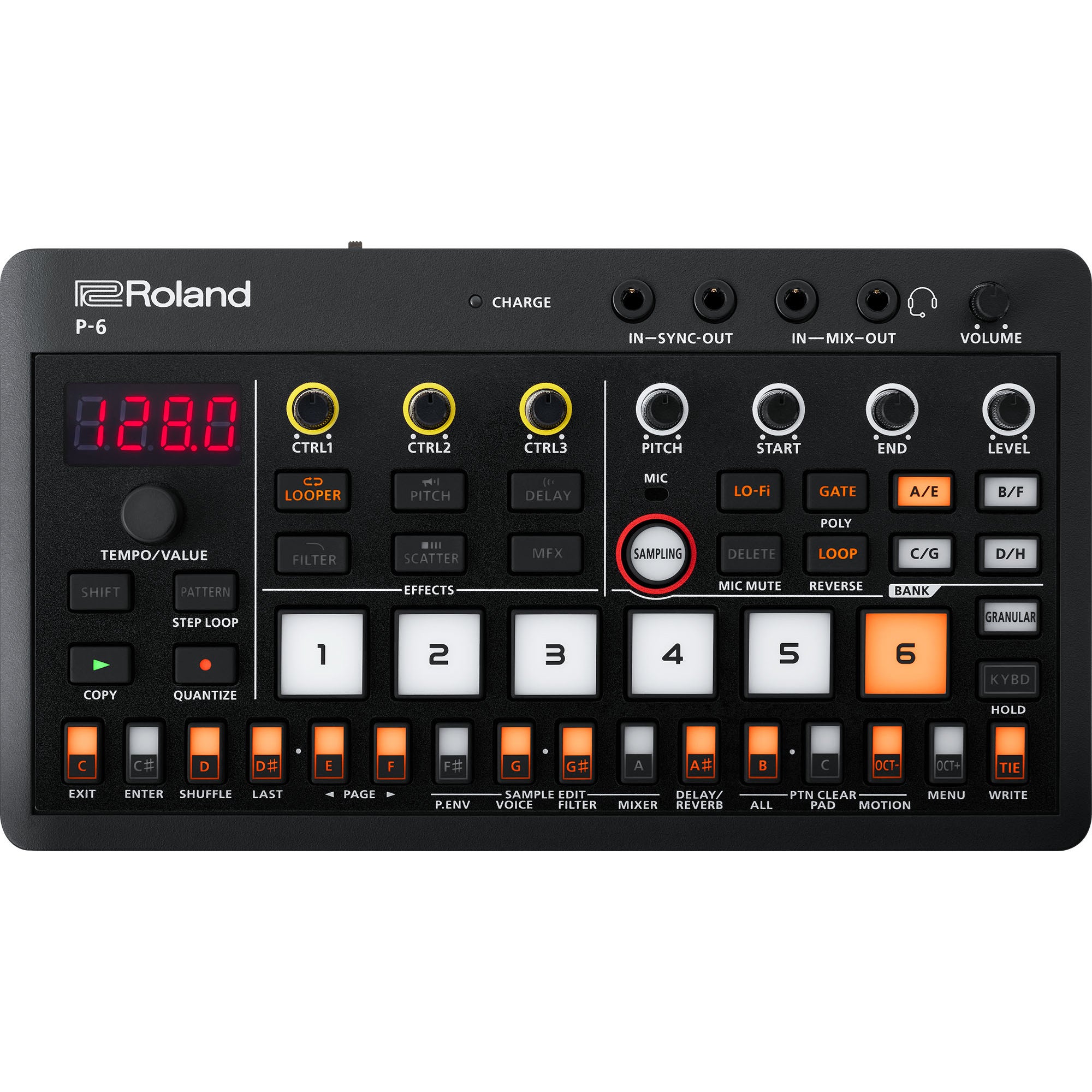 Roland AIRA Compact P-6 sampler/sequencer