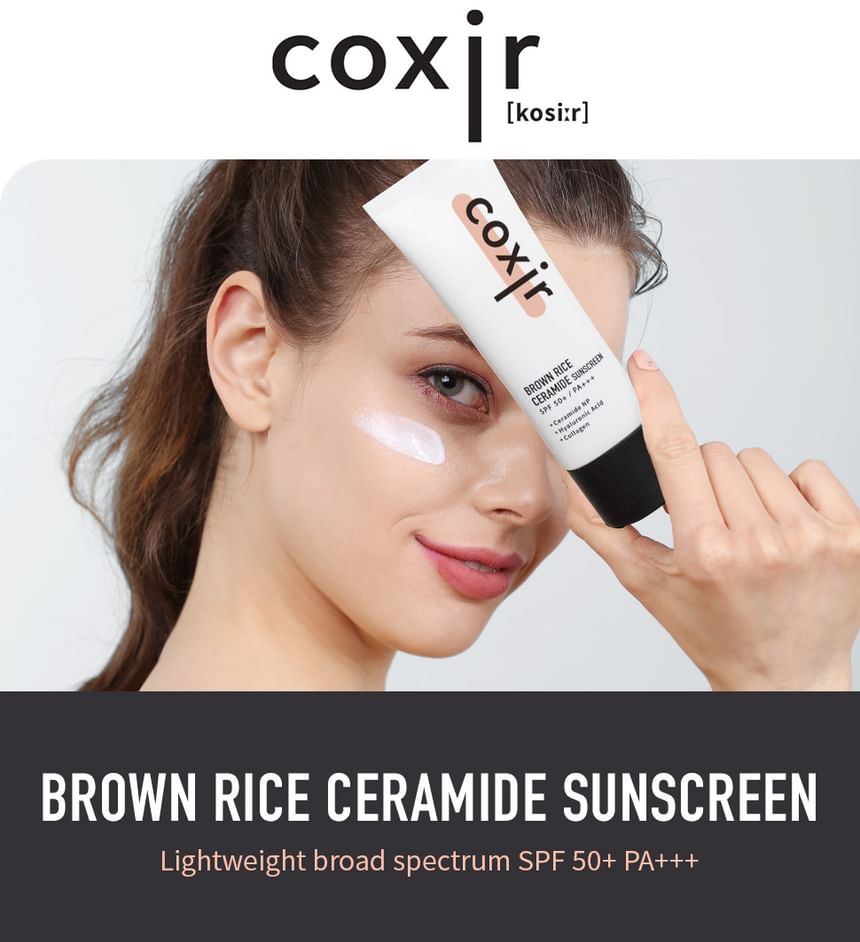 coxir - Bruine rijst ceramide zonnebrandcrème
