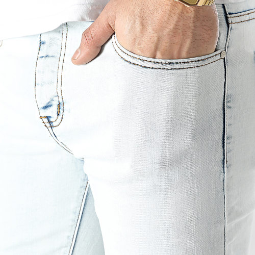 Short Jean Bleu Wash