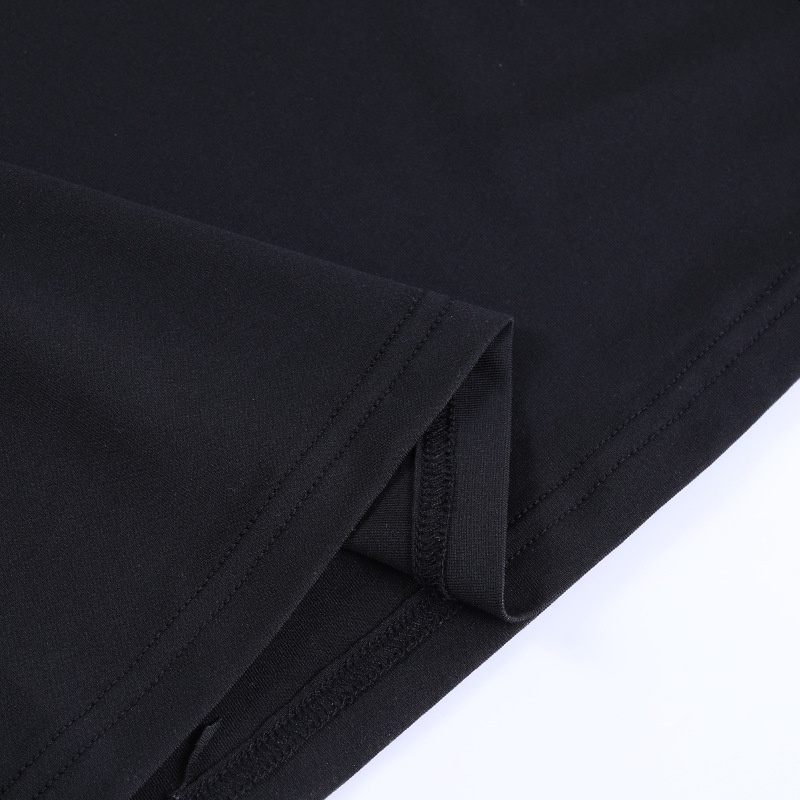 (170cm) Fasnachts Erwachsenen Kostüm Bodenlanges Vampir Kleid Morticia Addams Verkleidung für Motto Partys / Halloween - Schwarz