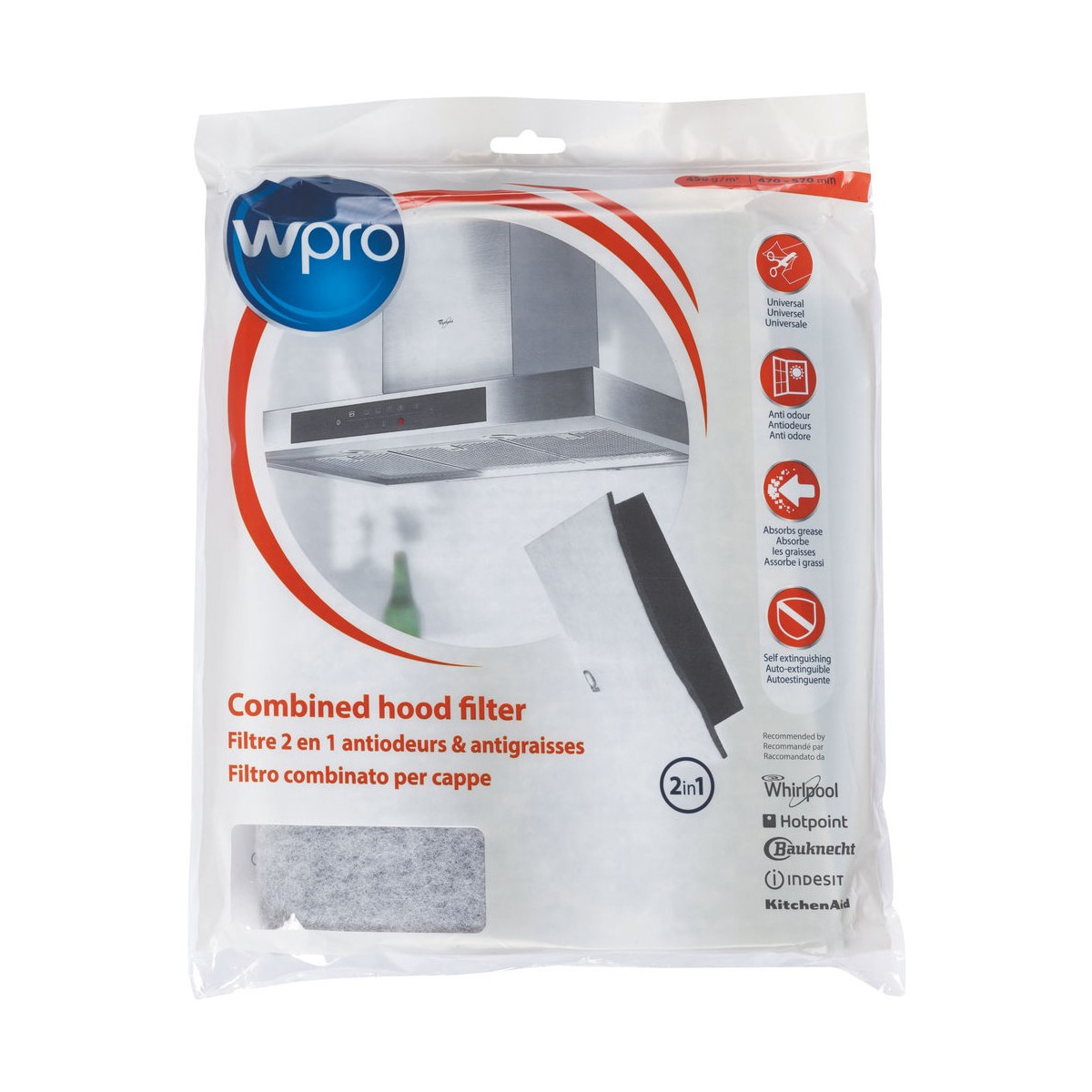 Wpro ventilatorfilter 47x57cm UCF016