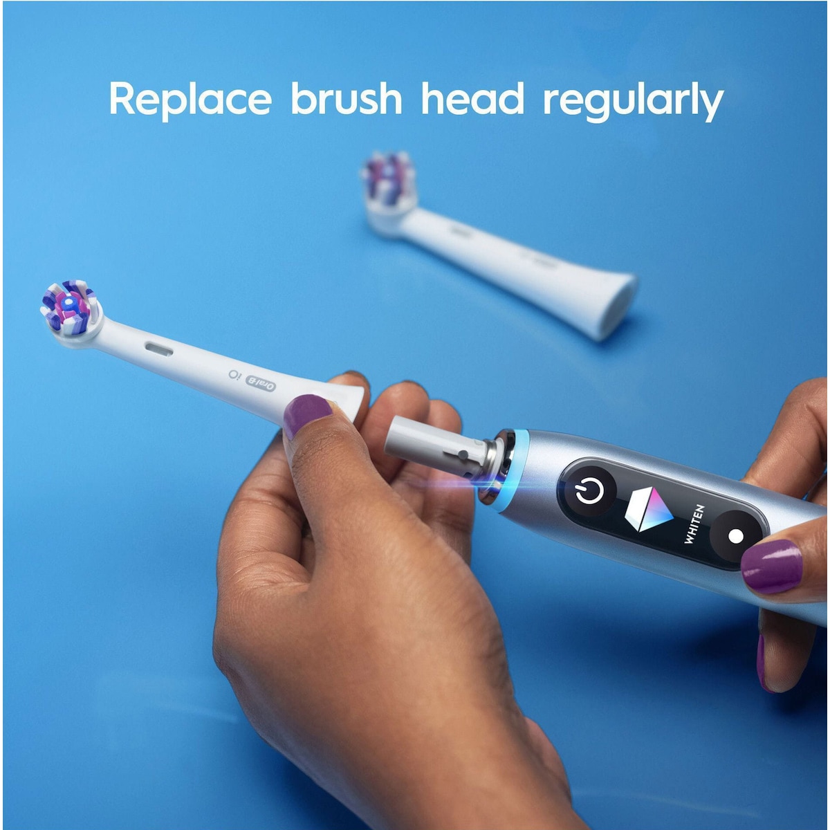 Oral-B iO Radiant White tannbørstehoder 415671 (2 pakning)