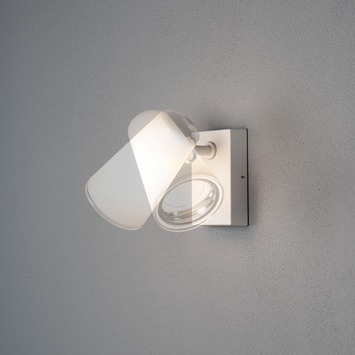 Konstsmide wandlamp Fano matwit