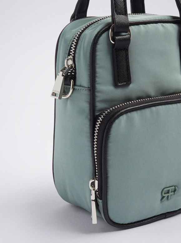 Bolsa de ombro em nylon - Verde