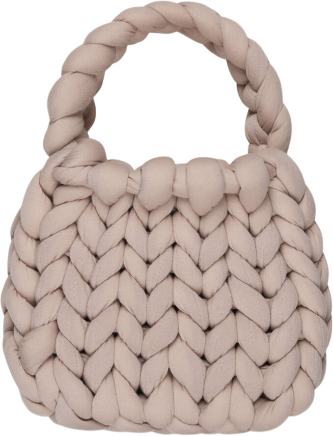 Sui Ava Sally Braided Bag Beige