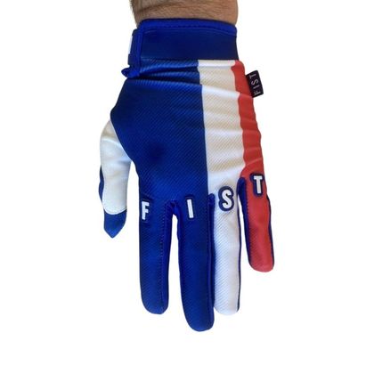 Gants cross Fist Handwear FRENCH 2025 - Bleu / Blanc