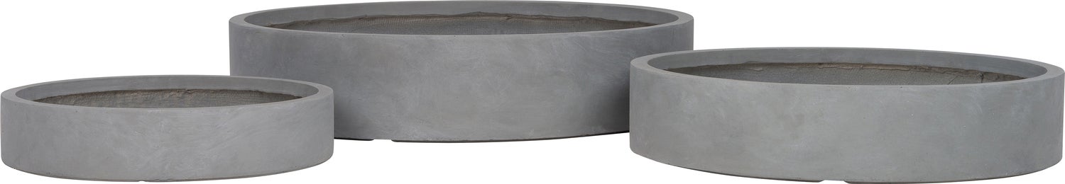 Intratuin plantenschaal Silence grijs D 60 H 12 cm