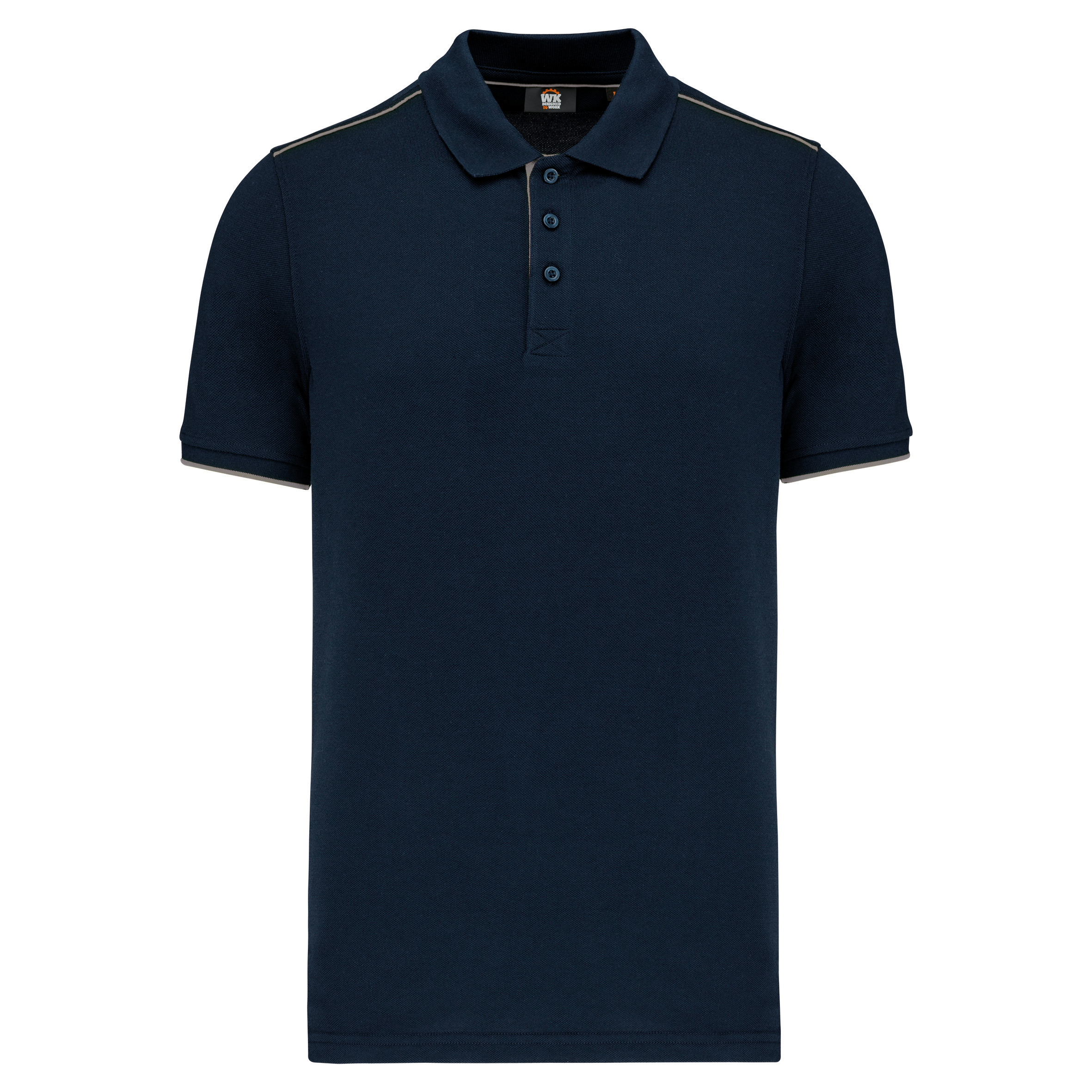 WK. Designed To Work WK270 - Polo contrastant manches courtes homme DayToDay