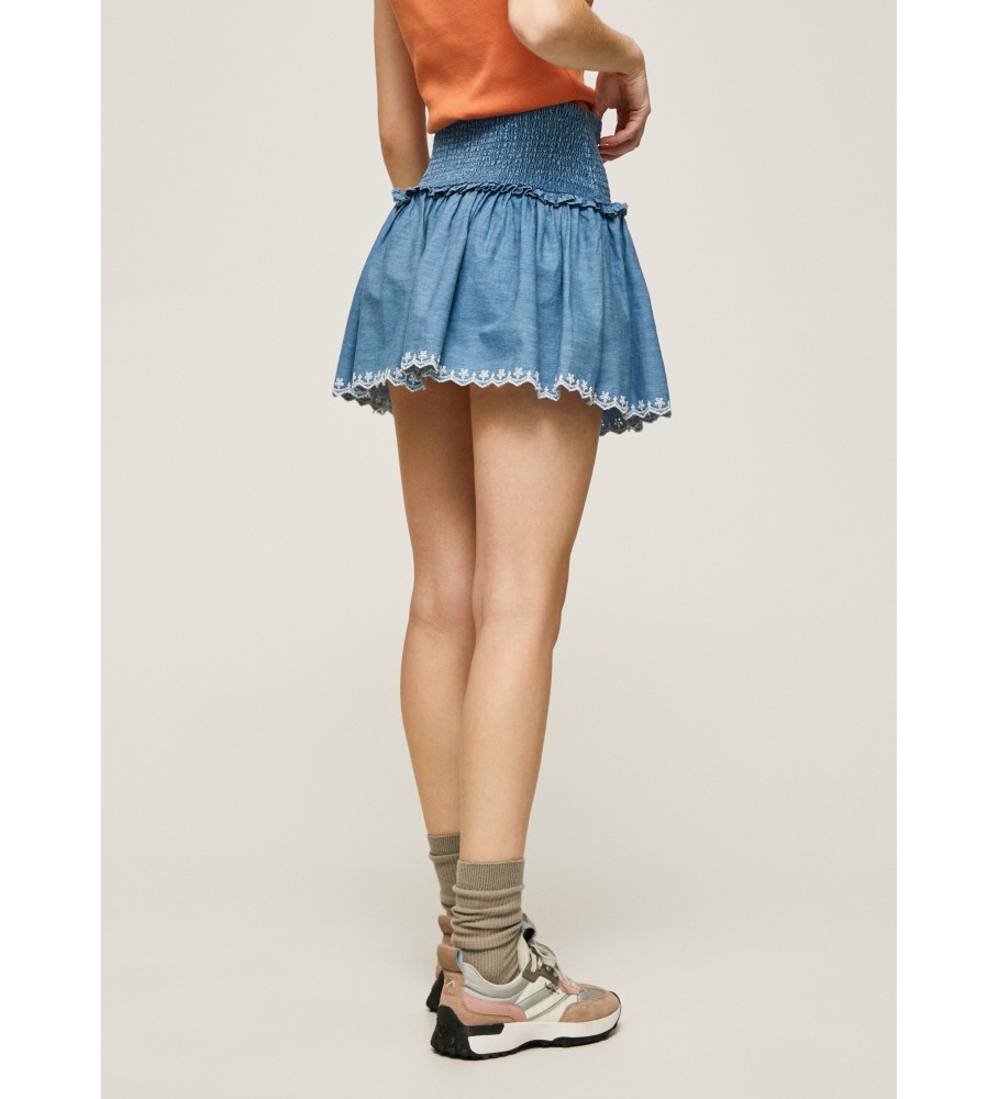 Saia azul Dolly da Pepe Jeans