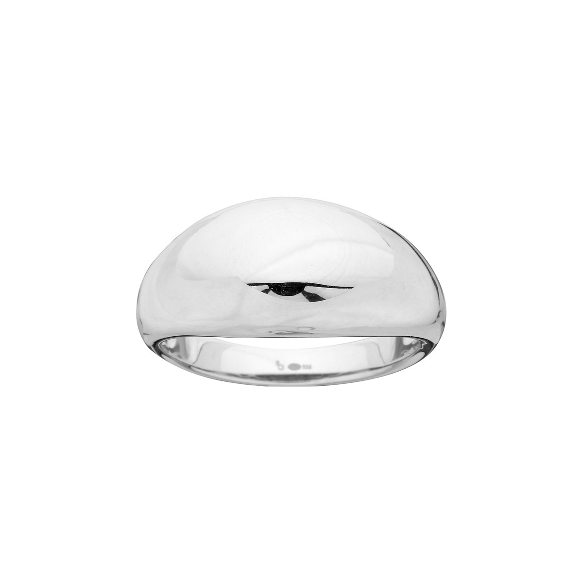 Bague bombée en Argent