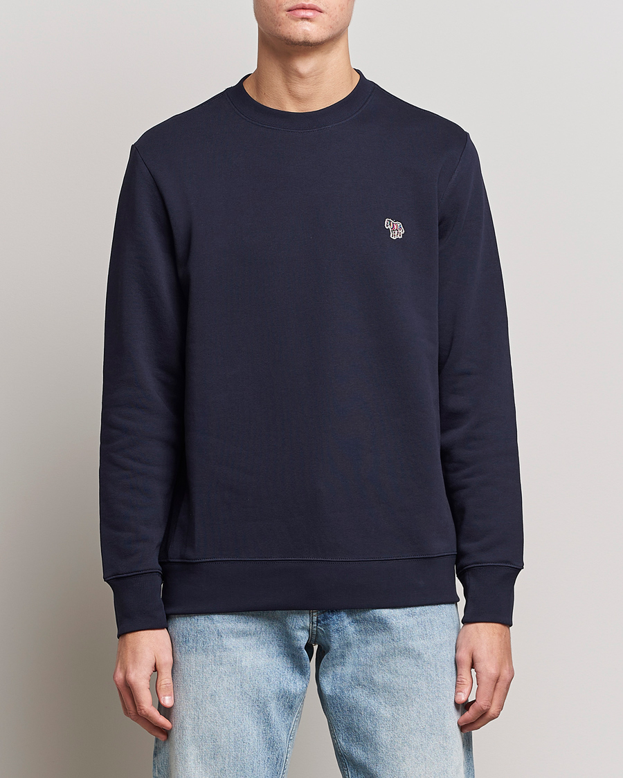 PS Paul Smith Zebra Organic Cotton Sweatshirt Navy