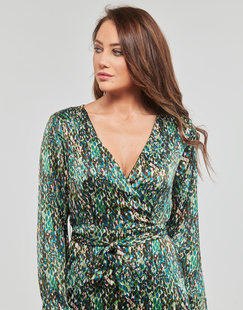 Only - ONLLARA FR L/S WRAP MIDI DRESS PTM - Kaki
